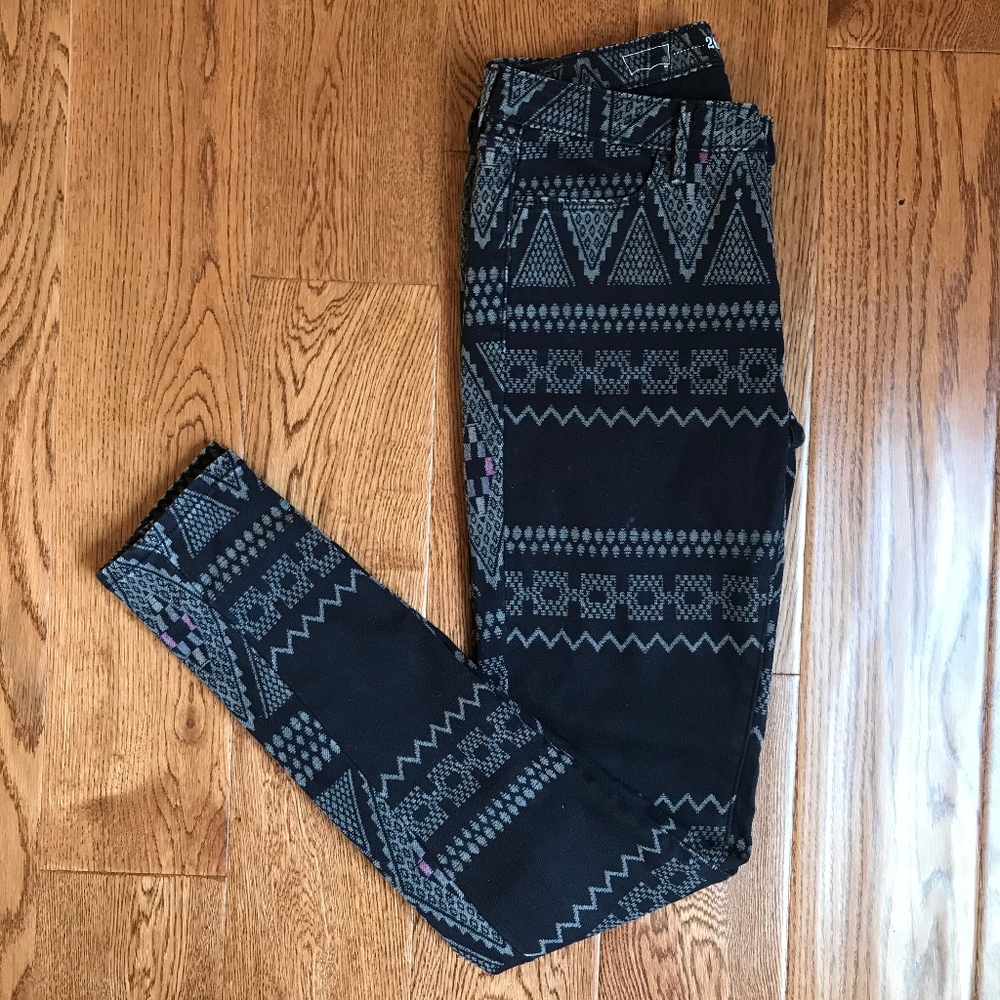 Levi's Demin Leggings in Gypsy print